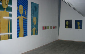 Billede fra separatudstilling på Galerie Provence